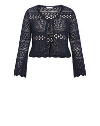 City Chic - Crochet Lust Knit Cardigan