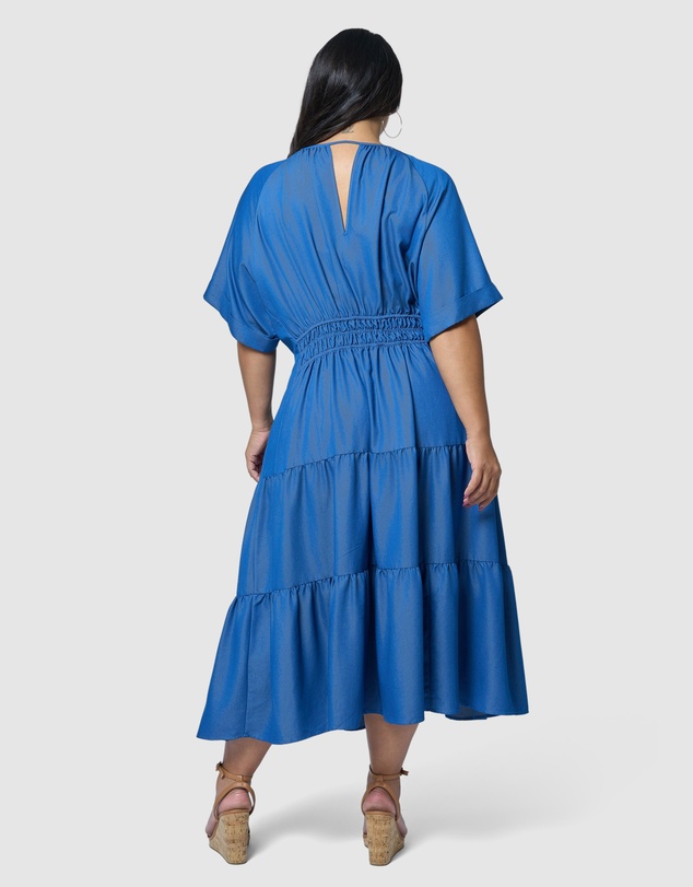 Indigo Tonic - Skye Chambray Midi Dress