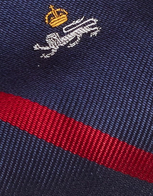 Polo Ralph Lauren - ICONIC EXCLUSIVE - Striped Silk Repp Narrow Club Tie