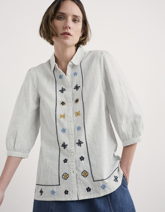 Seasalt - Hope Cottage Embroidered Blouse