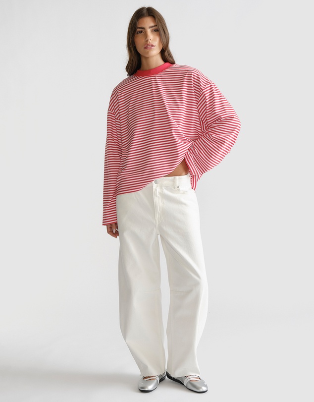 Decjuba - D-Luxe Long Sleeve Stripe Tee