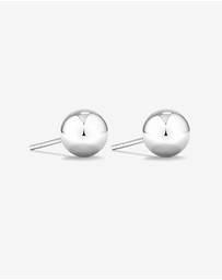 Michael Hill - 7mm Ball Stud Earrings in 10kt White Gold