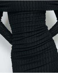 AERE - Valentina Off Shoulder Midi Dress