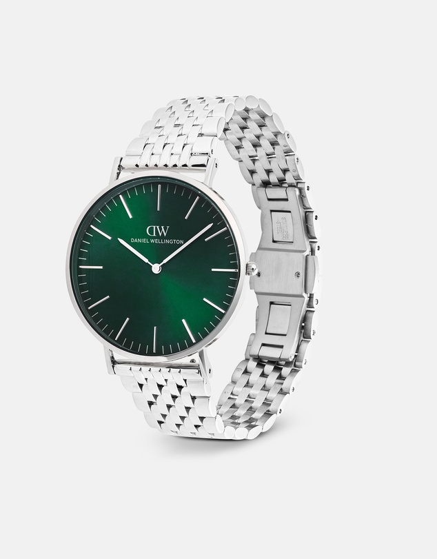 Daniel Wellington - Classic 40mm 7-Link Emerald