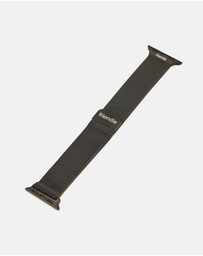 Friendie - Stainless Steel Woven Mesh Loop Band - The Melbourne - Apple Watch Compatible
