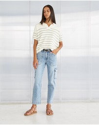 DRICOPER DENIM - Darra Cotton Polo Sweater