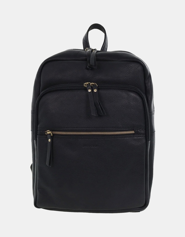 Pierre Cardin - Pierre Cardin Vintage Leather Laptop Backpack