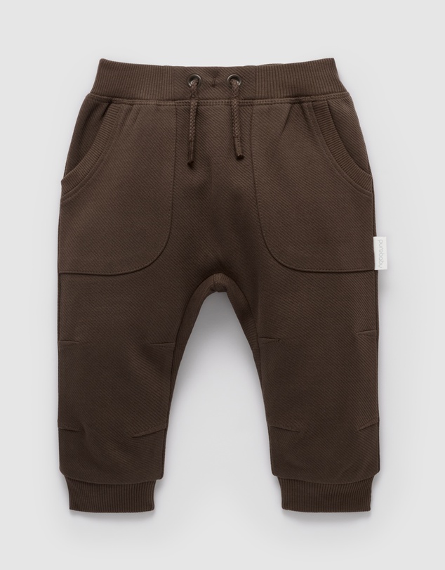 Purebaby - Slouchy Track Pant -Kids-Babies