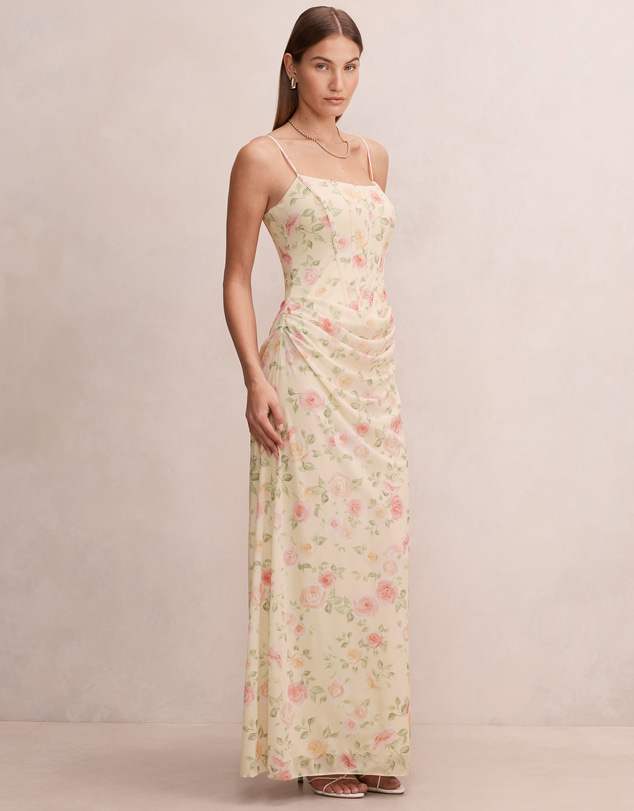 Forever New - Maeve Corset Mesh Maxi Dress