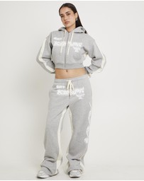 Neon Hart - Koi Zip Through Graphic Hoodie