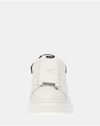Steve Madden - Gaze-R White/Black Sneakers