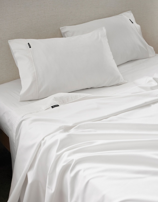 Greg Natale - Jacquard Sheet Set White