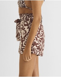 Zerafima - Oasis Linen Tie Short