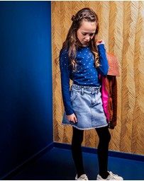 B.Nosy - Long Sleeve Polka Dot Top - Kids-Teens