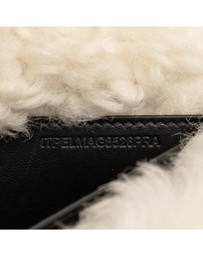 Pre-Loved by Azura Reborn - Pre-Loved Small Shearling Trimmed Coated Canvas Lola Crossbody