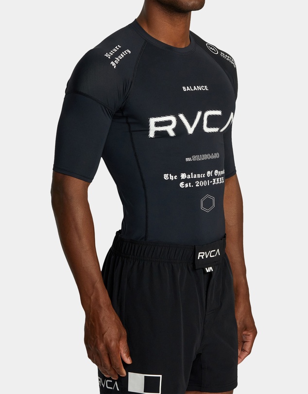 RVCA - Mens Sport Short Sleeve Rash Vest