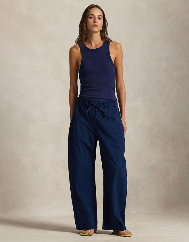Polo Ralph Lauren - Cotton Curved Tapered Drawstring Pant - The ICONIC Exclusive