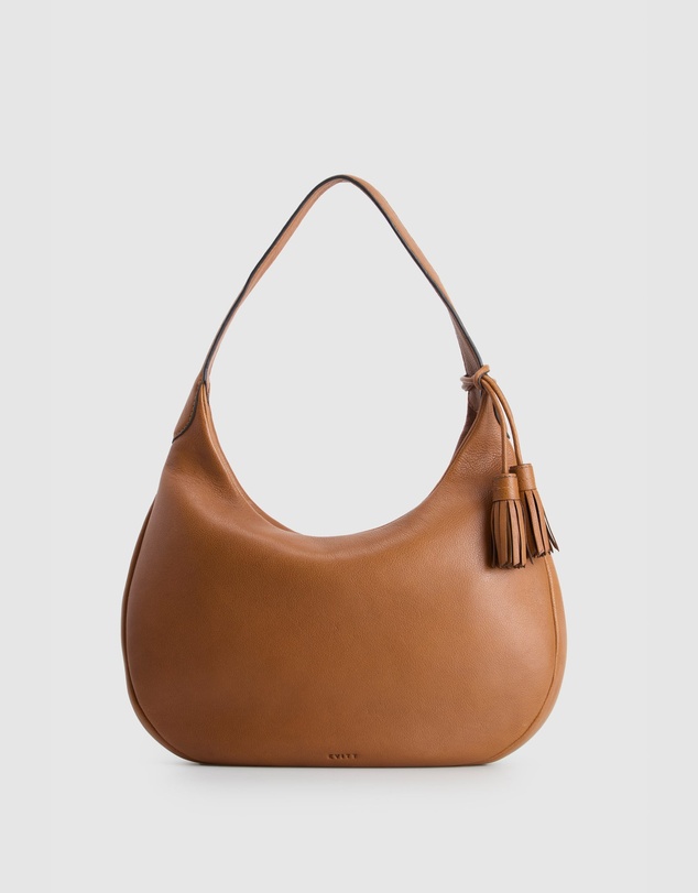 Evity - Maisy Leather Tassel Shoulder Bag