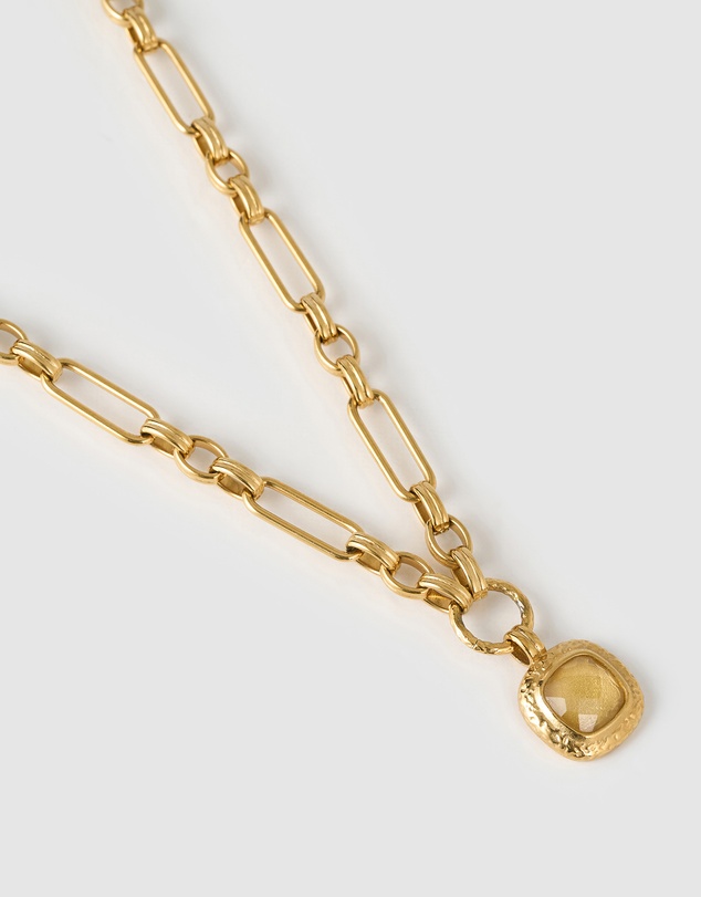 Arms Of Eve - Mason Necklace - Citrine