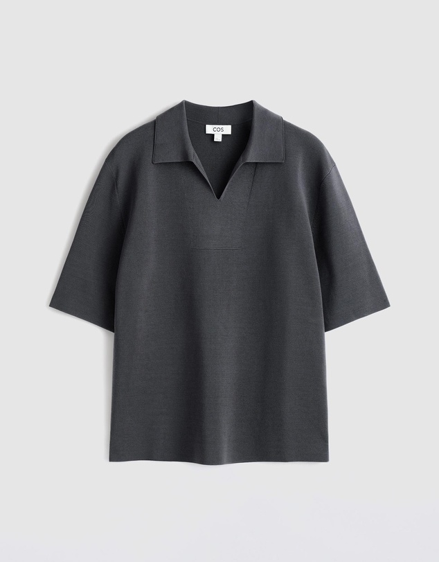 COS - Milano-Knit Cotton Polo Shirt