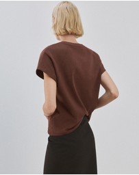M.N.G - Short-Sleeved Cotton T-Shirt
