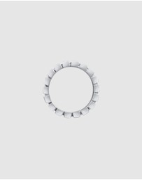 Kuzzoi - ICONIC EXCLUSIVE - Ring Male Solid Groove Look 925 Sterling Silver