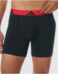 adidas Sportswear - 3 Pack Active Flex Cotton Boxer Brief Underwear