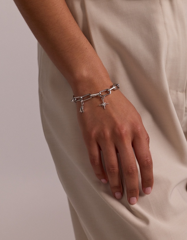 Michael Hill - North Starburst Pendant with Diamond Accent in Sterling Silver