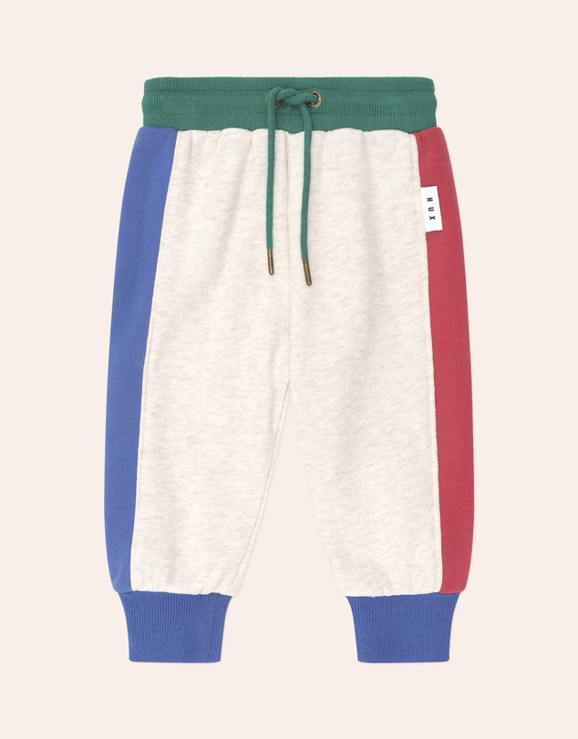 Huxbaby - Colour Block Splice Trackpants - Babies-Kids