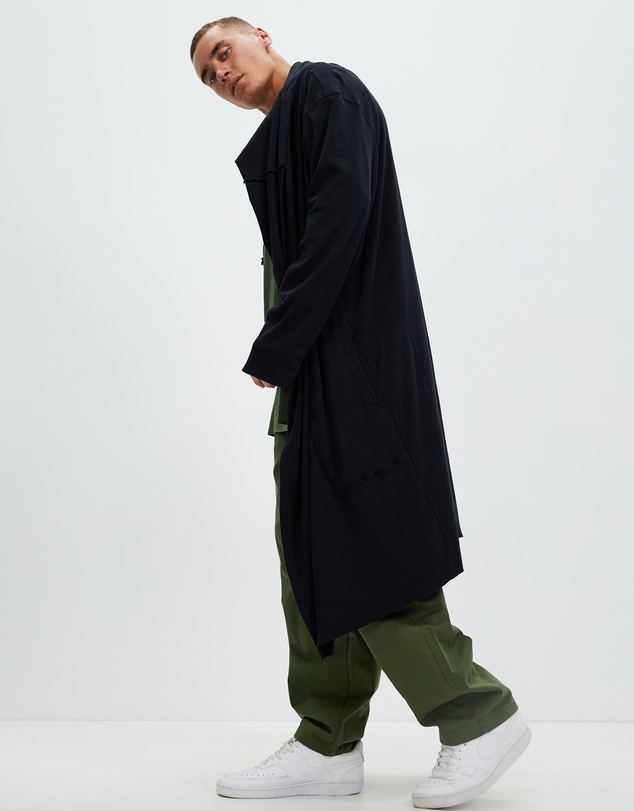 Surrounded By Ghosts - The Aikinite Hooded Rib Knit Cardigan