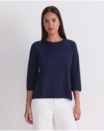 Sportscraft - Mercerised Cotton 3/4 Sleeve Tee