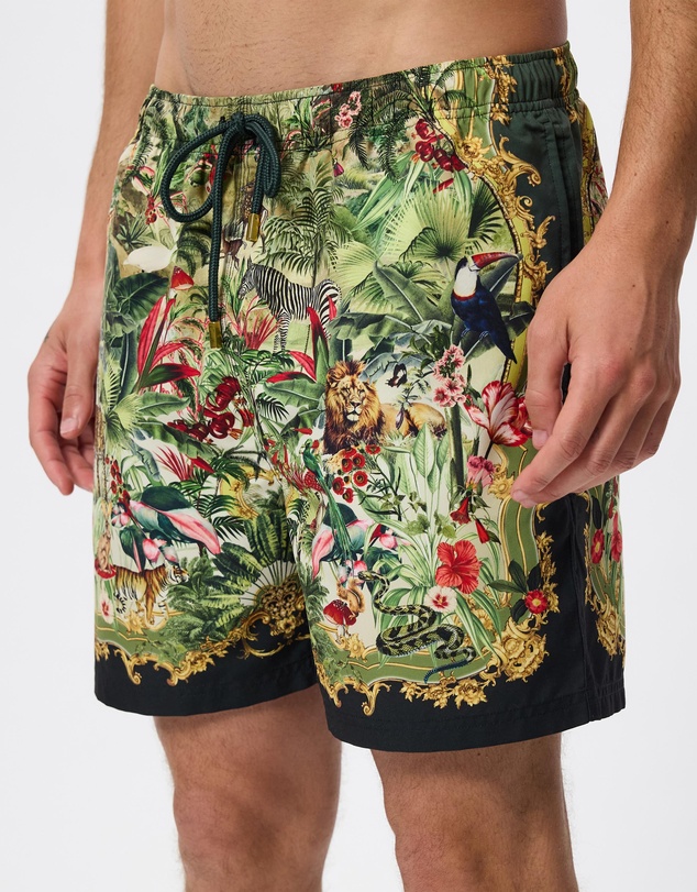 Camilla - Mid Length Boardshorts With Elastic Waist