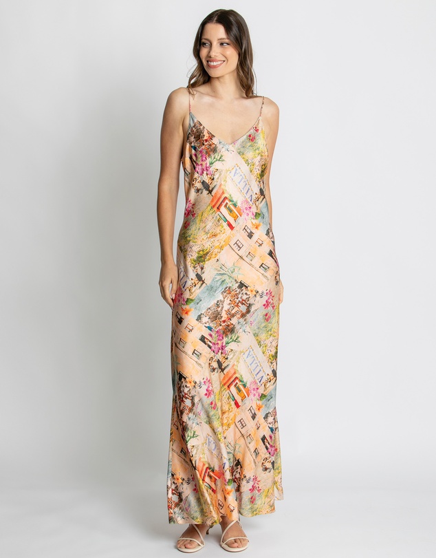 KACHEL - Selena Slip Maxi Dress
