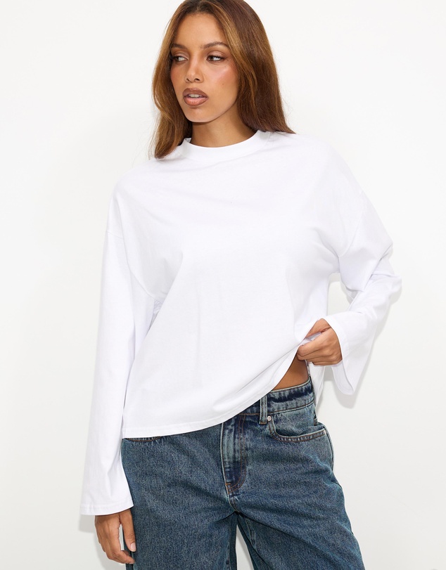 Dazie - Nostalgia Oversized Long Sleeve Tee