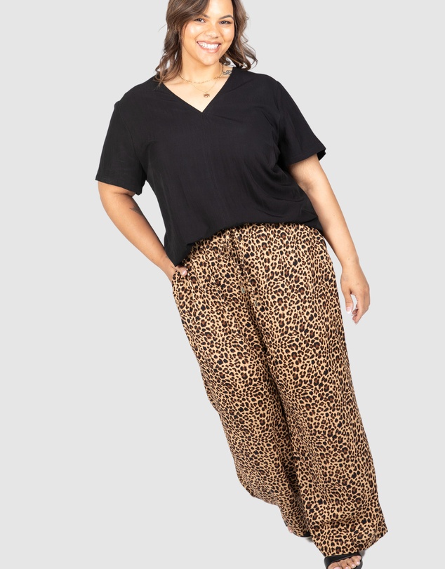 Love Your Wardrobe - Khloe Animal Print Pants