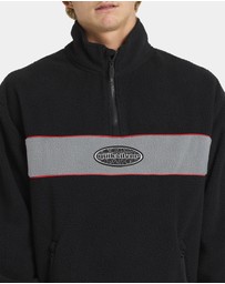 Quiksilver - Mens Mercury Panel 1/4 Zip Fleece Jumper