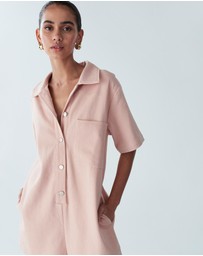 ST MRLO - Sandra Denim Playsuit