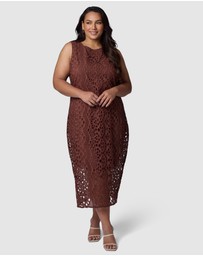 Something 4 Olivia - Briony Broderie Midi Dress