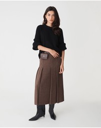Forcast - Meg Crew Neck Rib Knit Jumper