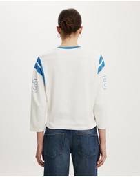 Cotton On - 3/4 Sleeve Graphic Tee