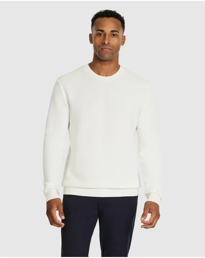 Tarocash - Idris Textured Crew Knit