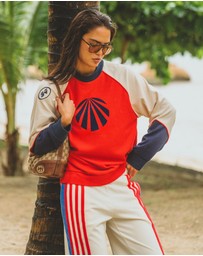 Araminta James - Races Waffle Sweatshirt