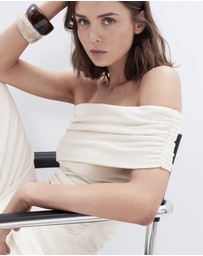 UNISON - Textured One Shoulder Top
