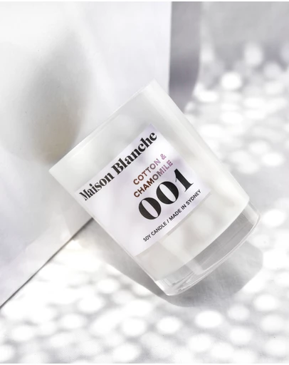 Maison Blanche - 001 Cotton & Chamomile - Small Candle