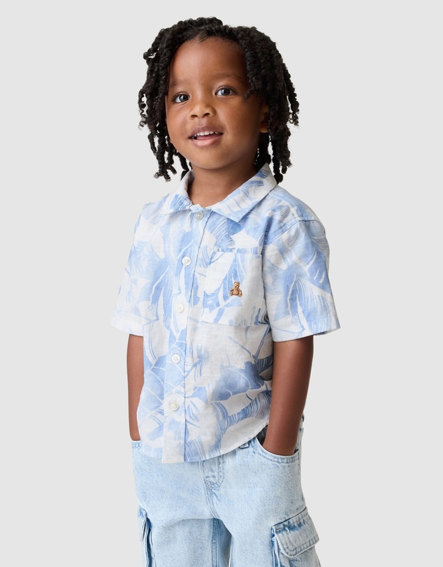 GAP - SS Linen Icon Top - Babies-Kids