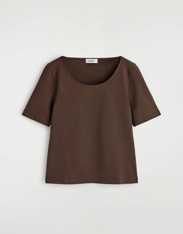 COS - Slim Scoop-Neck Cotton T-Shirt