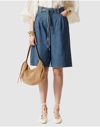 & Other Stories - Long Denim Shorts