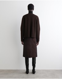 COS - Ribbed Merino Wool Utility Cardigan