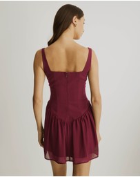 Atmos&Here - Sophie V-Waist Mini Dress