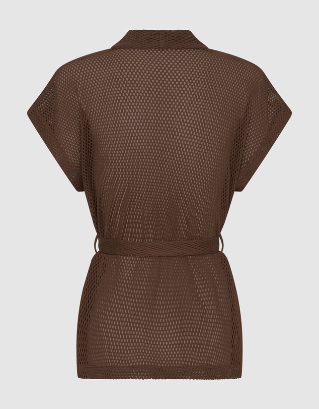 Arms Of Eve - Sardinia Wrap Top - Chocolate